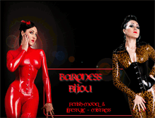 Tablet Screenshot of baroness-bijou.com